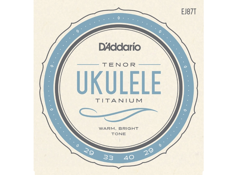 D'addario EJ87T Ukulele strenger (Tenor Titanium) 